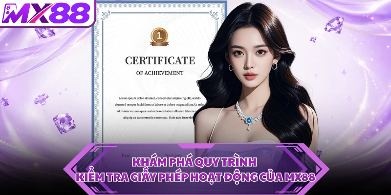 Khám phá quy trình kiểm tra giấy phép hoạt động của MX88