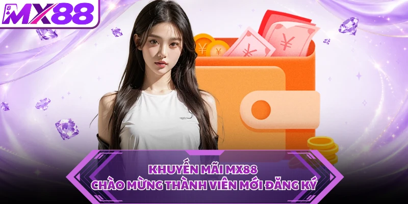 Khuyến mãi MX88 chào mừng thành viên mới đăng ký