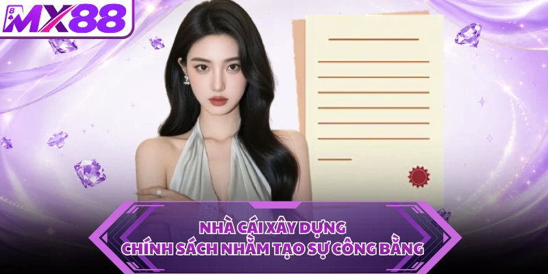 Nhà cái xây dựng chính sách nhằm tạo sự công bằng